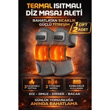 Kılıforyum Termal Isıtmalı Kablosuz Masaj Aleti Diz Omuz Dirsek Bacak Titreşimli Masaj Cihazı