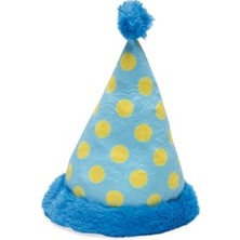Köpek Oyuncağı, Şapka, Peluş, Mavi, 22X14X14CM