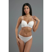 New Bra NB334158-B-K Sütyen Takım Destekli-75- Ekru
