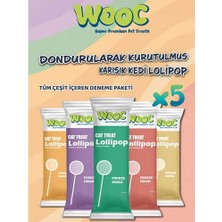 Dondurularak Kurutulmuş Kedi Ödülü Lolipop 1.4 gr x 5 Adet (Ekonomik Paket)
