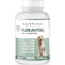 Kahu Naturals Floravital, Probiyotik ve Prebiyotik Desteği, 60 Tablet