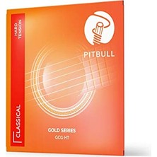 Pitbull Gold Seri Hard Tansiyon Klasik Gitar Teli Set Pena Hediyeli Gcg Ht