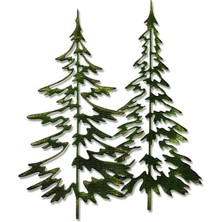 660978 Thinlits Kalıp Seti, Woodlands, Tim Holtz, 2/paket