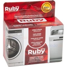 Ruby Çamaşır ve Bulaşık Makinesi Temizleme Tozu (5 Şase)