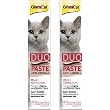 Duo Paste Anti Hairball Tavuklu Malt Kedi Macunu 50 gr x 2 Adet