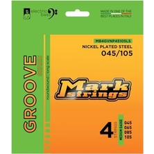 Groove Nickel Plated Steel 45-105 Bas Teli