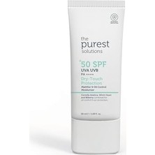 The Purest Solutions, Yağlı ve Karma Ciltler Için Matlaştırıcı Güneş Koruyucu Krem Spf 50, 50 ml