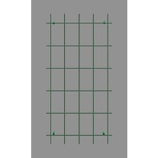 74075 Sarmaşık Bitkilere Özel Metal Tırmanma Kafesi - Yeşil 150CM x 75CM