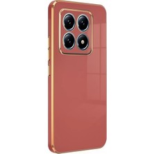 Newface Xiaomi Mi 14T Pro Volet Silikon - Kırmızı