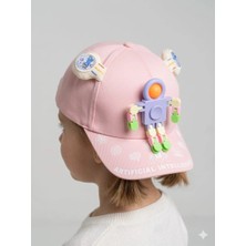 Benitto Kids Kitti 5-8 Yaş Çıkarılabilir Oyuncak Figürlü Çocuk Kep Şapka