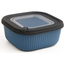 600 ml Renkli Plastik Saklama Kabı | Vakum Kapaklı Sızdırmaz Gıda Saklama Kutusu | Mikrodalga ve Bulaşık Makinesi Uyumlu | Tekli Ürün