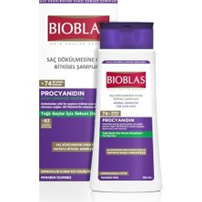 Bioblas Procyanidin Şampuan – Saç Dökülmesine Karşı, Üzüm Çekirdeği Ekstraktlı, Bitkisel Kompleks B19, Yağ Dengeleyici, 360 ml