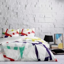 Bey Crimson Standart Pamuk Nevresim Takımı, Turkuaz, Tek Kişilik