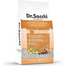 Dr.sacchi Bodrum Mandalinası Kokulu Bentonit Kedi Kumu 10 Lt