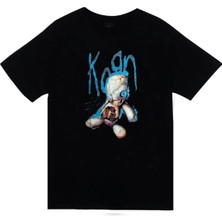 stonedfame Korn - Issues - Albüm Baskılı Unisex %100 Pamuk Siyah T-Shirt