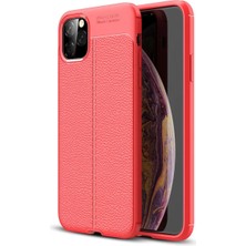 Newface iPhone 11 Pro Max Kılıf Auto Focus Kapak - Kırmızı