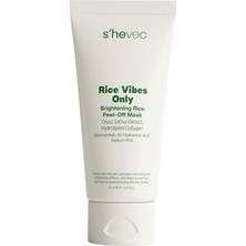 She Vec Rice Vibes Only – Aydınlatıcı Pirinç Maske (%100 Vegan)