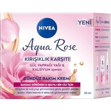 Aqua Rose Kırışıklık Karşıtı Gündüz Yüz Bakım Kremi 50ML, Kalsiyum, Ince Çizgi Görünümü, Sıkı Cilt