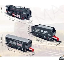 Bey Oyuncak Işıklı Pilli Demiryolu Tren Seti 23 Parça - 3 Farklı Ray Modelli Yolcu Treni