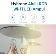 Hybrone LED Rgb Wi-Fi Akıllı Ampul, 16 Milyon Renk, 900 Lümen, E27 Duy, Uygulama ile Uzaktan Kontrol          [enerji Sınıfı F]