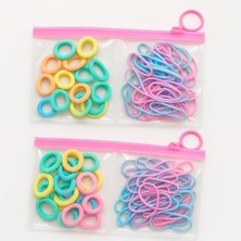 Renkli Yumuşak Saç Lastiği Seti – Kız Çocuk ve Bebekler Için Kaymaz, Saça Nazik Toka Seti (Silikon + Esnek Mini Lastikler), Dayanıklı – Okul, Günlük Kullanım ve Hediye Için Ideal”