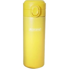 420 ml Termos Mug, Dayanıklı Kamp Ekipmanları, Kamp Aksesuarları, Açık Hanana Sporları, Doğa Sporları, Yürüyüş, Sırt Çantasıyla Seyahat, Kamp Mutfağı, Kamp Malzemeleri, Sarı, 420ML