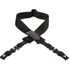 DD2200JPBKBL John Petrucci Nylon Cliplock Siyah Mavi Gitar Askısı