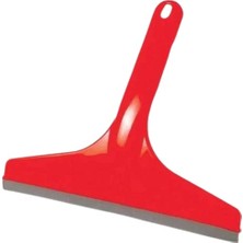 Tezgah Üstü Çekpas Kırmızı Renk Cam Silme Aparatı Çekçek Silecek Pratik Kullanışlı Pencere Yıkama Plastik Temizlik Fırçası Renkli Mutfak Banyo Fayans Temizliği (Kırmızı Renk)
