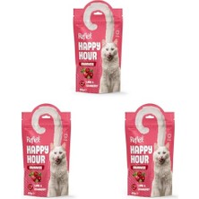 Happy Hour Sakinleşmeyi Destekleyici Kedi Ödül Mamasi 60 gr Tekli Paket 3lü Paket