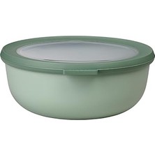 Mepal - Multi Bowl Cirqula Round - Kapaklı Saklama Kabı - Buzdolabı, Mikrodalga Fırın ve Saklama Kabı Olarak Hava Geçirmez Saklama Kutusu Olarak Uygundur - 1250 ml - Nordic Sage