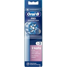 Oral-B Sensitive X-Filament Şarjlı Diş Fırçası Yedek Başlığı 2 Adet