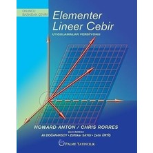 Palme Yayınevi Elementer Lineer Cebir Sayfa Üniversite Hazırlık Kitabı Türkçe Basım