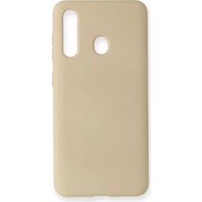 Newface Samsung Galaxy M40 Kılıf Nano Içi Kadife Silikon - Kemik