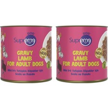 Mini Irk Yetişkin Köpekler Için Soslu ve Kuzulu Konserve Mama 200 gr (2 Paketi)