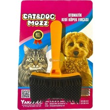 Cat&dogmozz Otomatik Tek Tuşla Kolay Temizlenebilen Kedi Köpek Fırça Tarağı