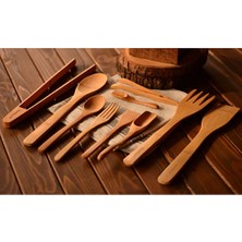 3 Adet Bambum Violi Mutfak Set 10 Parça B2895