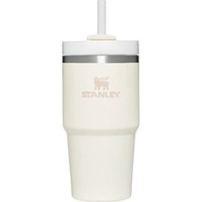 4 Adet Stanley Quencher H2.o Flowstate Tumbler Pipetli Termos Cream 0.6 Litre