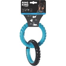 Rıng Kıng Köpek Oyuncağı Double Blue/black