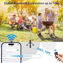 Bey Selfie Çubuğu, 3'ü 1 Arada Bluetooth Selfie Çubuğu, 360° Selfie Çubuğu 14/14PRO Max/ 13/12/11/pro Max/pro/xr/xs/x/8/7, S10/S9/S8, Go Pro