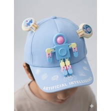 Benitto Kids Kitti 5-8 Yaş Çıkarılabilir Oyuncak Figürlü Çocuk Kep Şapka