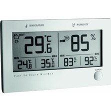 30.3049 Twin Plus Telsiz Termometre Nem Ölçer, Siyah
