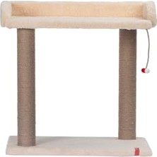 Pugalo Platform Oturaklı Melody Model Kedi Tırmalaması (Krem)