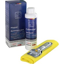 Bosch/siemens 6900311502 Cam Seramik Ocaklar Için Bakım Seti, 1 x 250 ml Cam Seramik Temizleyici, Metal Kazıyıcı ve Temizleme Bezinden Oluşur, Orijinal No.: 311502
