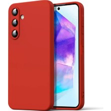 Newface Samsung Galaxy A16 5g Kılıf Nano Içi Kadife Silikon - Kırmızı