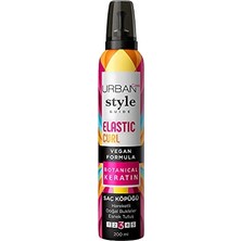 Urban Care Style Guide Elastic Curl Doğal Görünüm Sağlayan Saç Köpüğü- Esnek Tutuş 200 Ml- Vegan