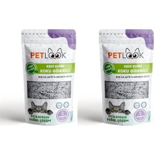 Kedi Kumu Koku Giderici Aktif Karbon Katkılı Kokusuz 300 gr (Lavanta) (2 Paketi)