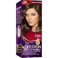 HDY Store Wella Koleston Intense 5/1 Ekstra Küllü Kahve Saç Boyası Besleyici Etki ile Tüm Saçlar İçin