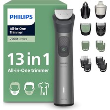 All-In-One Trimmer 7000 Serisi, 13'ü 1 Arada Erkek Bakım Seti, Beardsense Teknolojisi, 120 Dakika Çalışma Süresi, MG7922/15