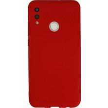 Newface Huawei P Smart 2019 Kılıf Nano Içi Kadife Silikon - Kırmızı