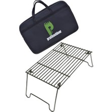 Ateş Üstü Katlanır Izgara, Krom Kaplama Tel Izgara, Çantalı